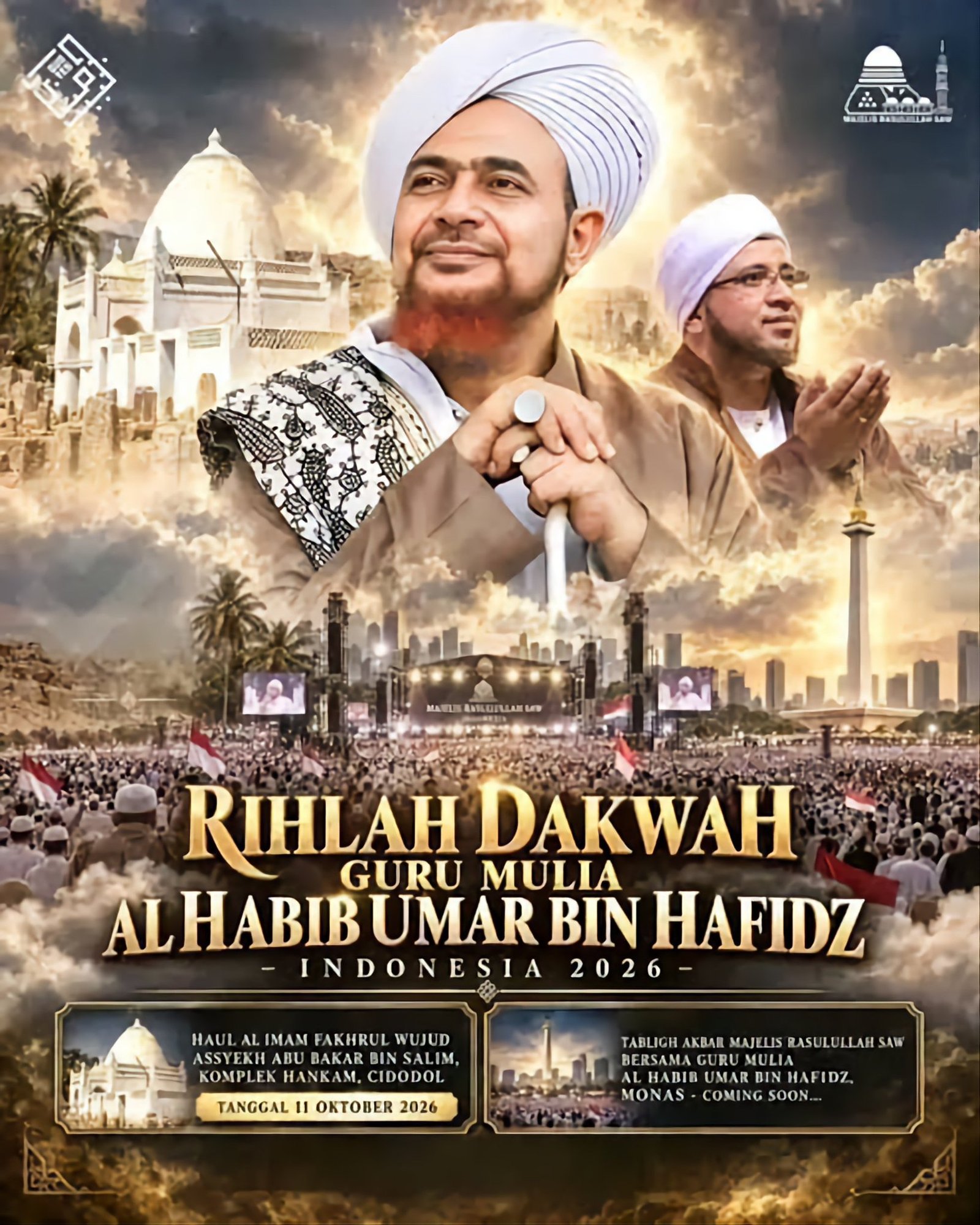 Jadwal Rihlah Dakwah Habib Umar bin Hafidz Indonesia 2026