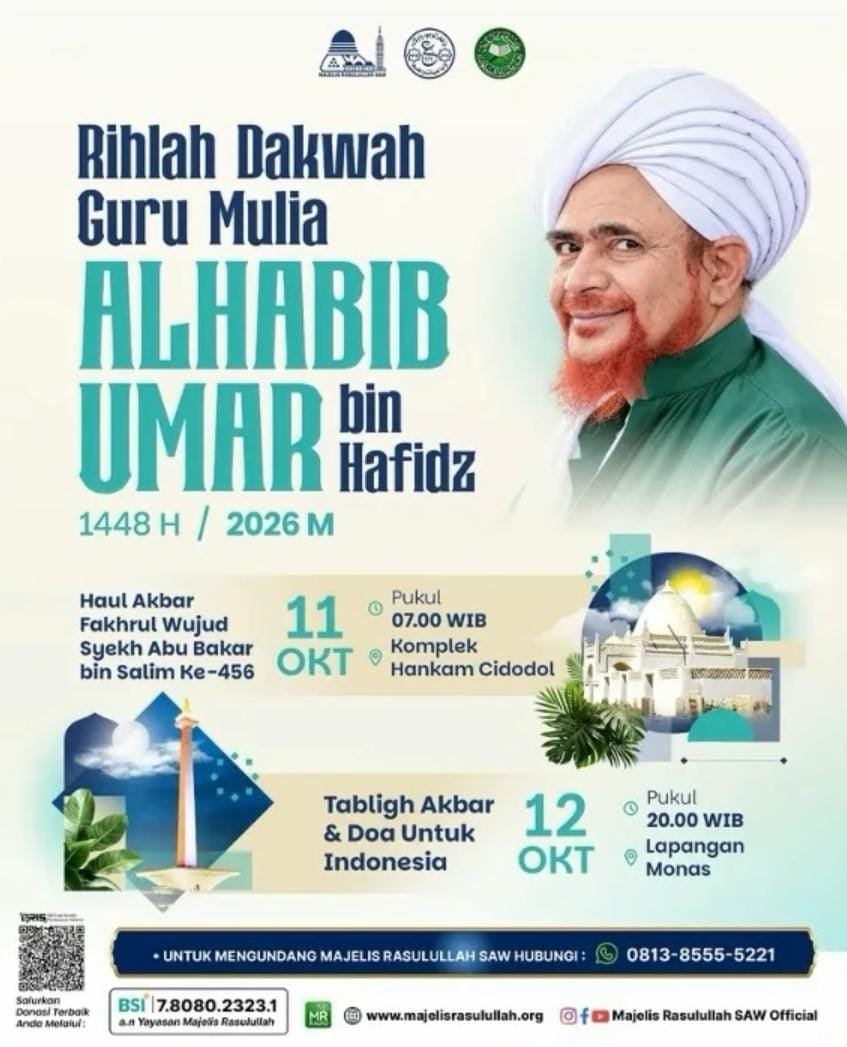 Haul Akbar Fakhrul Wujud Syekh Abu Bakar bin Salim Ke-456, Alhabib Umar bin Hafidz -…