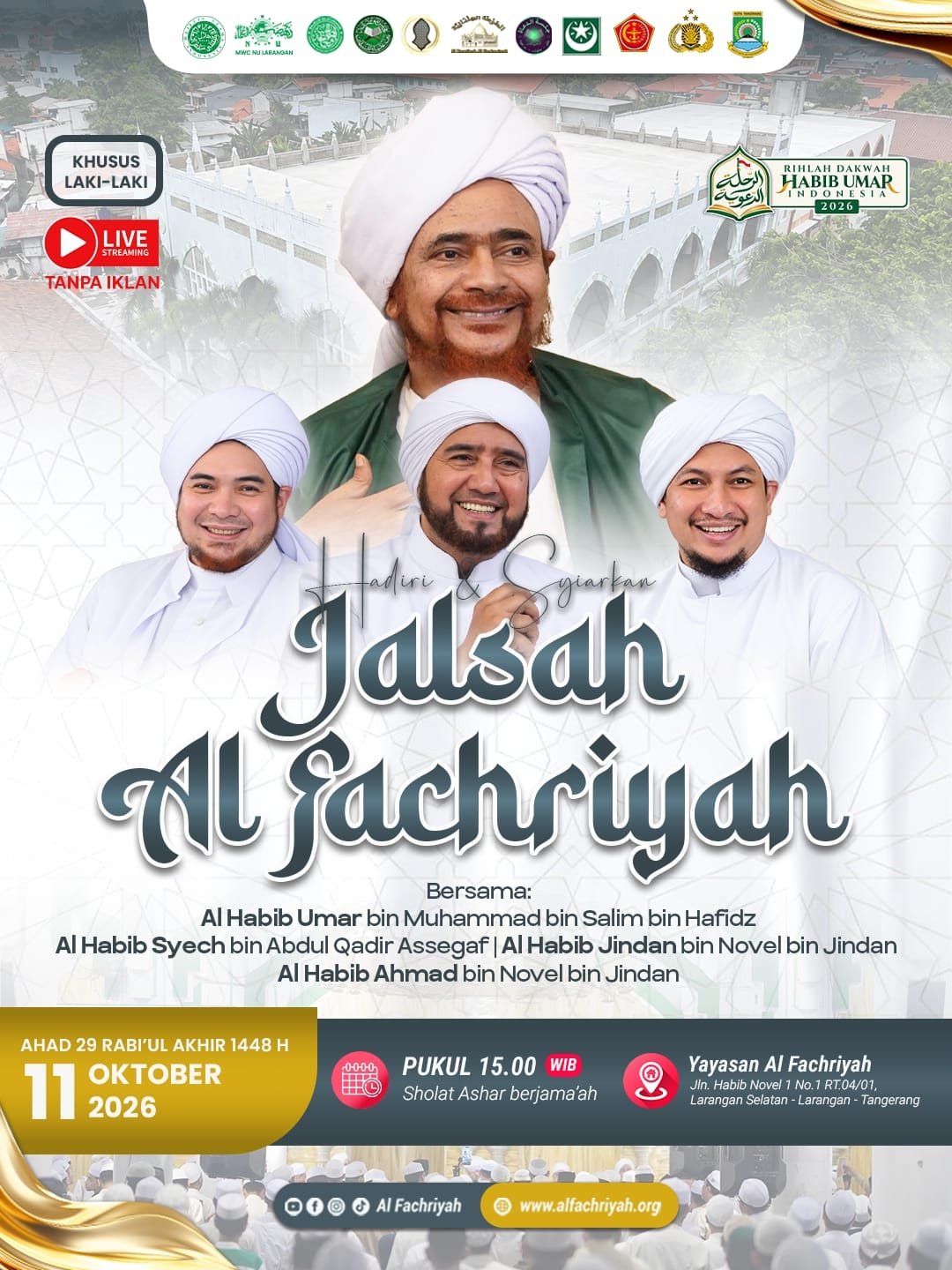 Jalsah Al Fachriyah, Al Habib Umar bin Muhammad bin Salim bin Hafidz dkk. – Larangan…