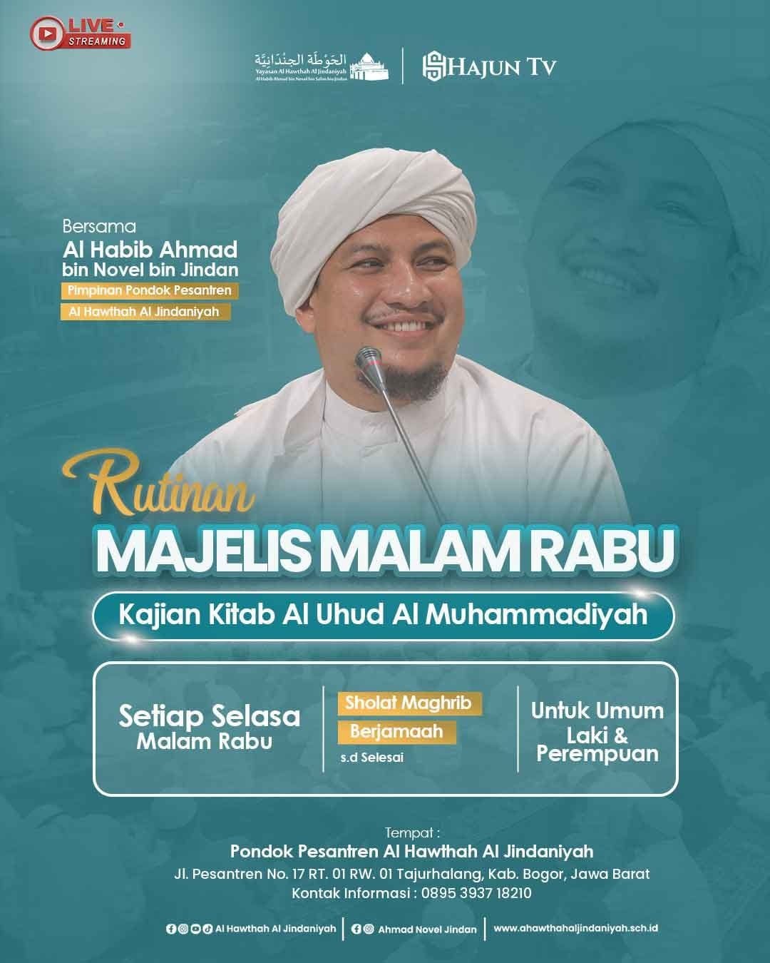 Majelis Malam Rabu Habib Ahmad bin Novel bin Jindan