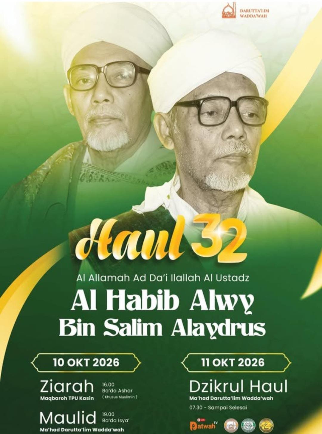 Haul 32 Al Allamah Ad Da’i Ilallah Al Ustadz Al Habib Alwy Bin Salim Alaydrus -…