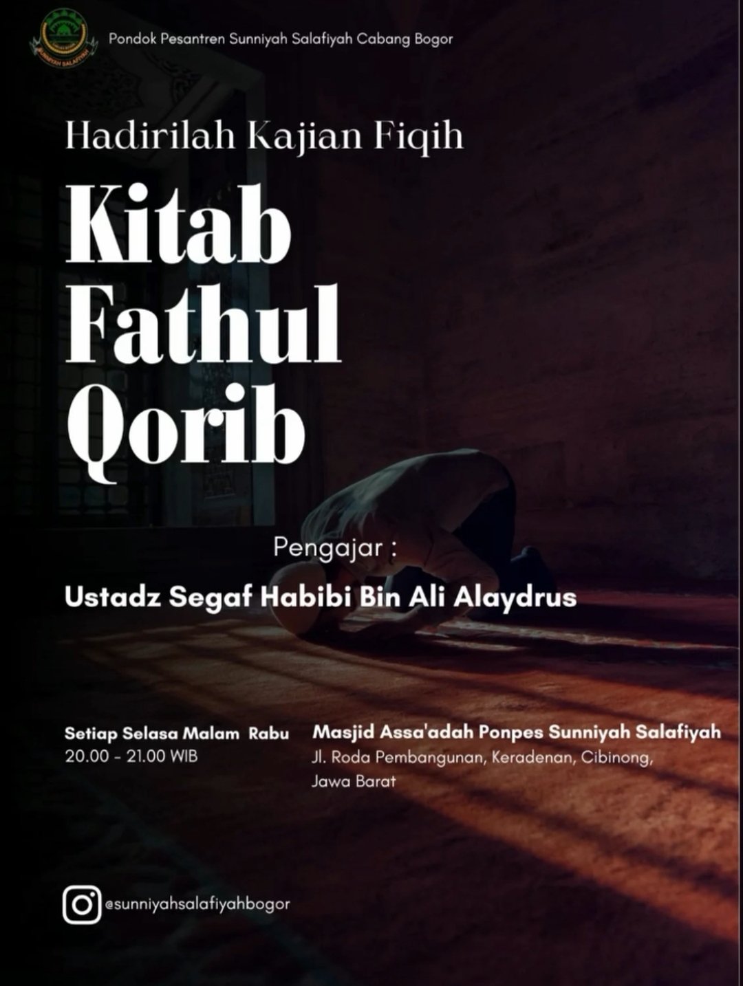 Pengajian Fiqih Kitab Fathul Qorib, Ustadz Segaf Habibi Bin Ali Alaydrus – Jawa Barat (20-10-2026)